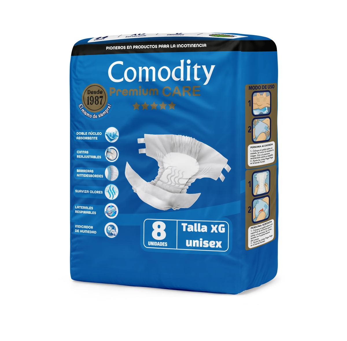 Pañales para Adultos Comodity Premium