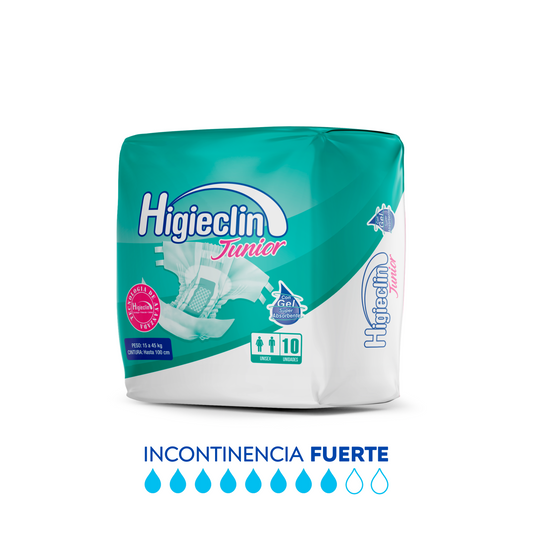 Higieclin Junior | Pañales Niños y Adolescentes